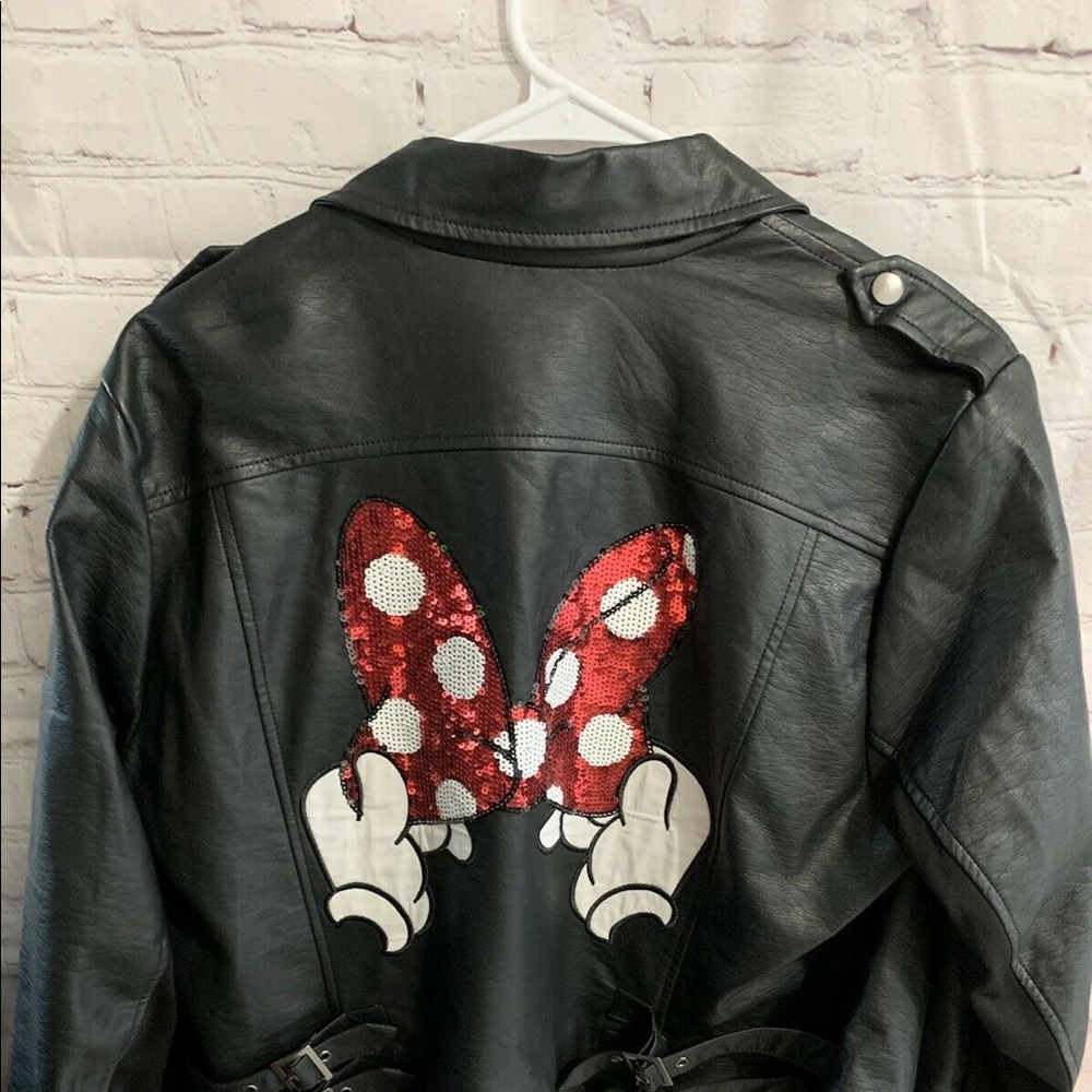Torrid Disney Minnie Mouse Faux Leather Jacket